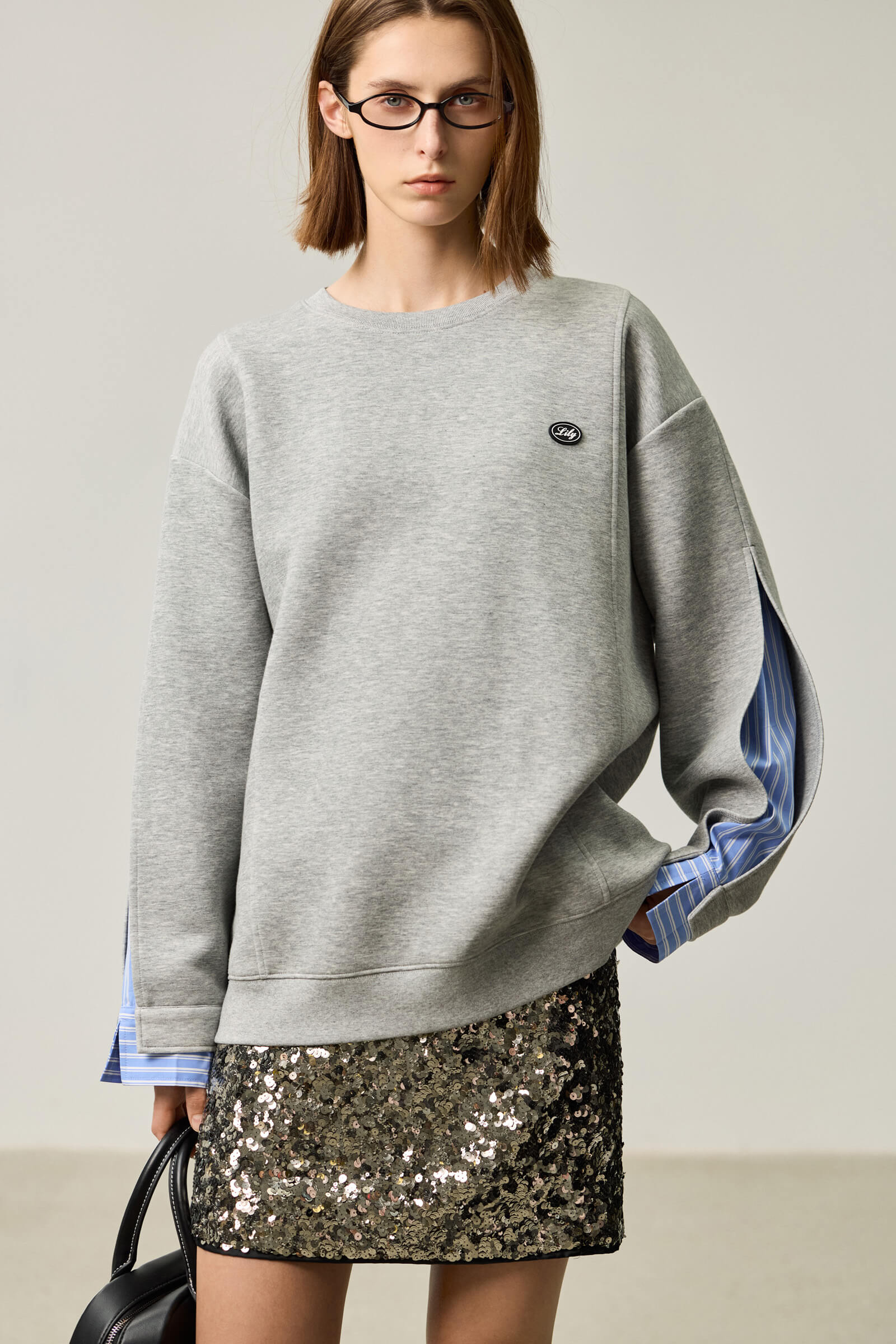 LILY Textured Crew Neck Sweatshirt – LILY Official Store