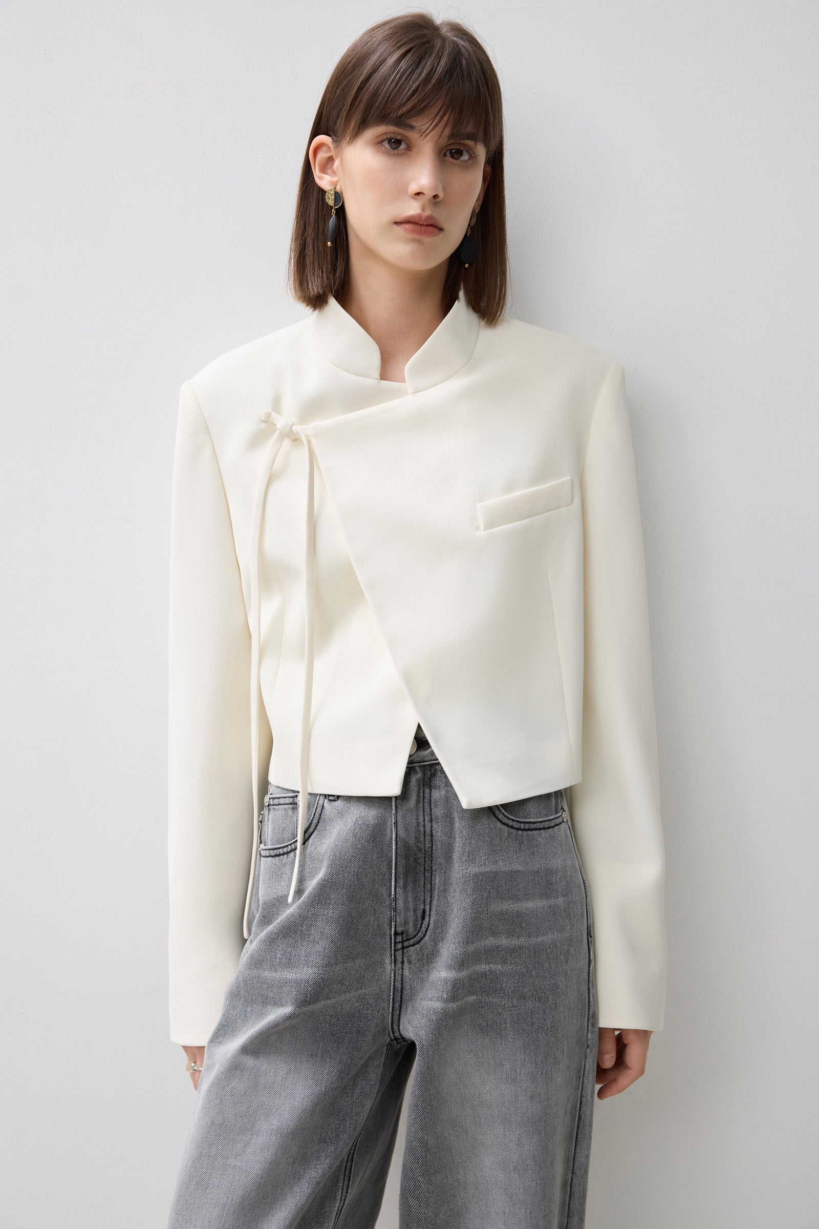 LILY Chinese Style Cropped Jacket – LILY Official Store