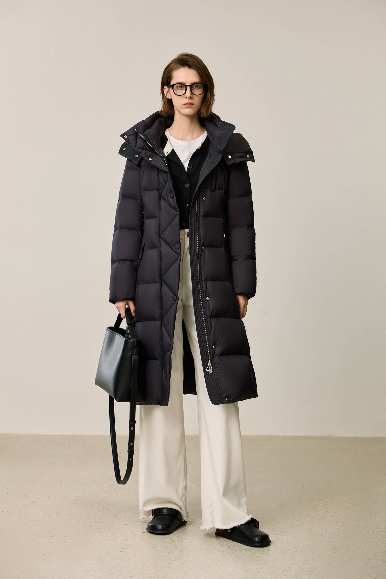 Lily Veste Vetement Lily Veste En Duvet Cintrée à La Taille LILY