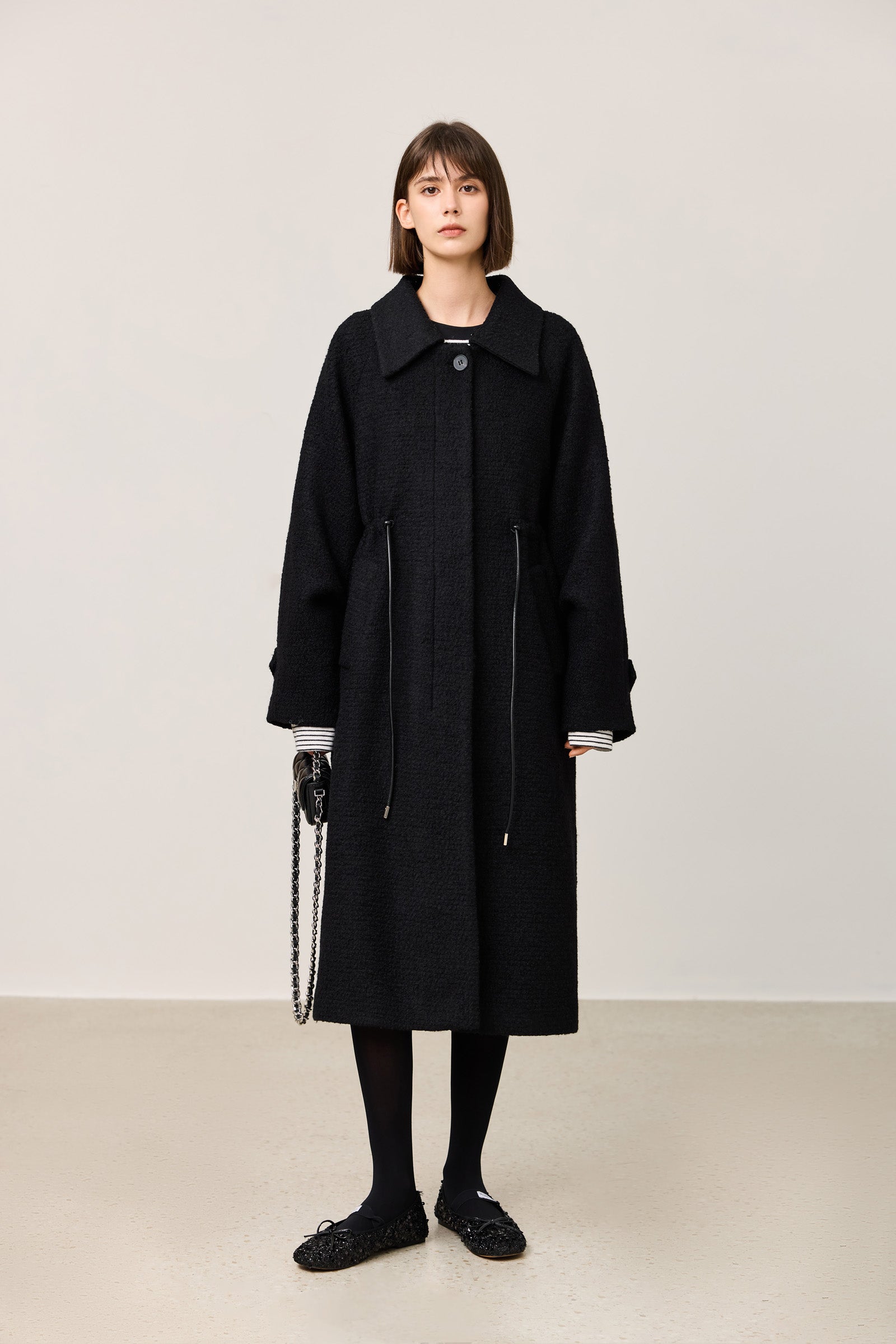 Bal Collar Coat in Wool – offsait studio