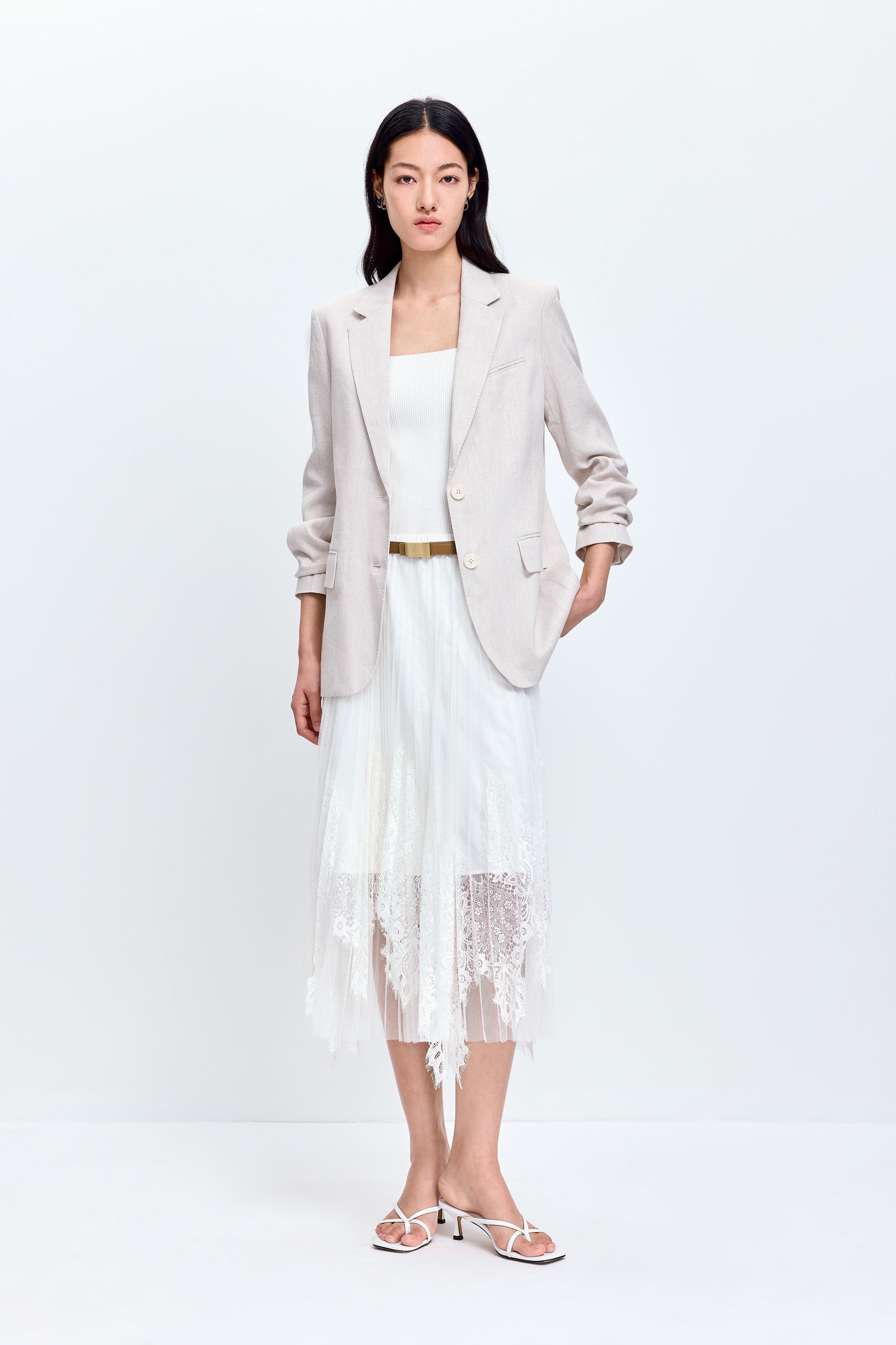 linen blazer dress PIPP