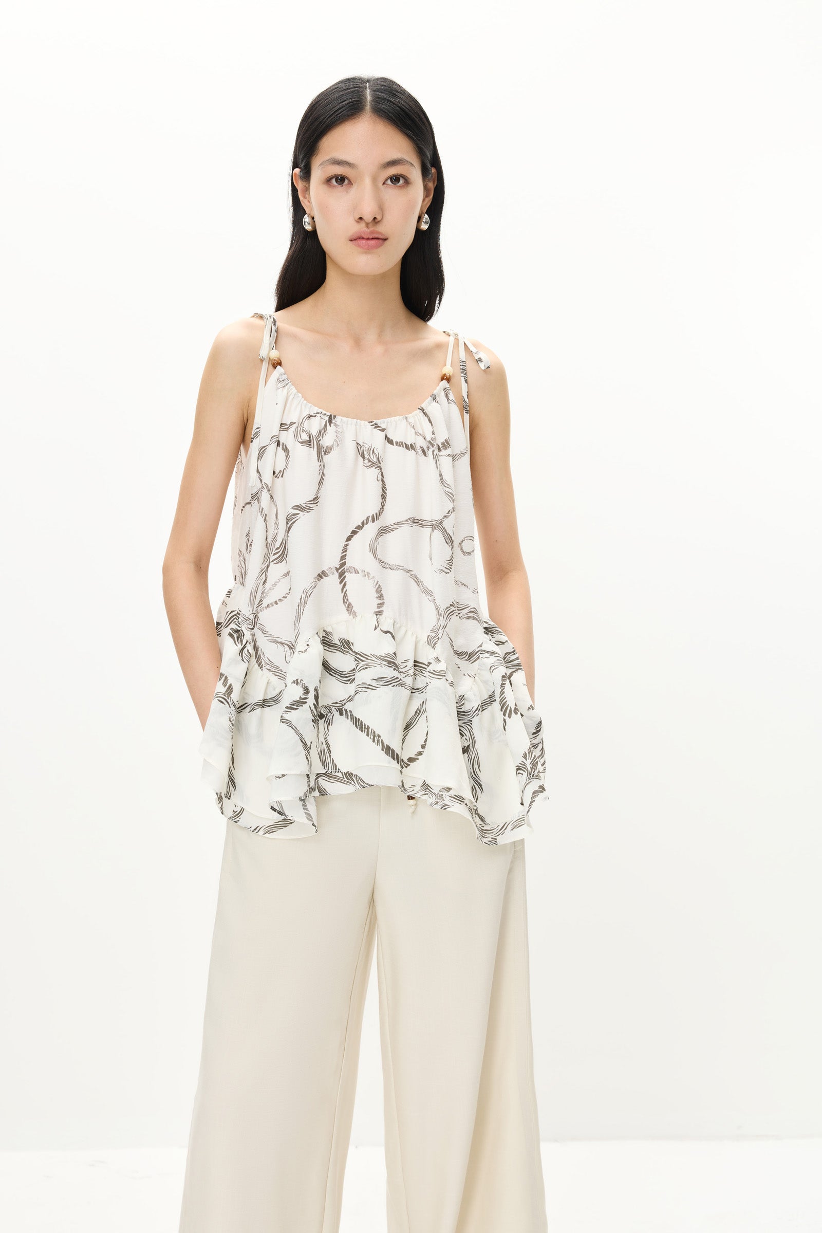 LILY Printed U-Neck A-Line Camisole – LILY Official Store