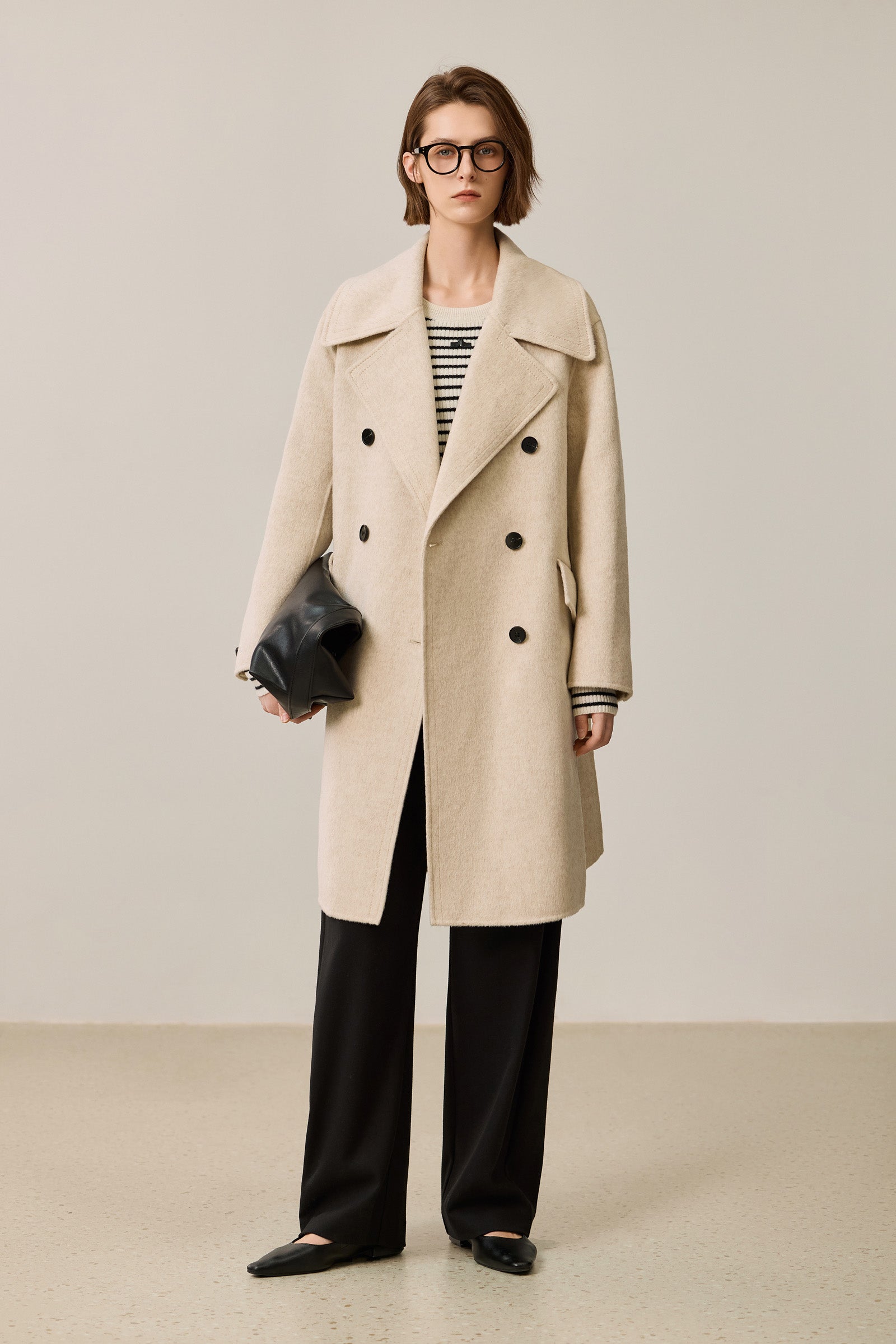 LILY Classic Double-Breasted Wool Coat – LILY Official Store LILY Classic Double-Breasted Wool Coat – LILY Official Store