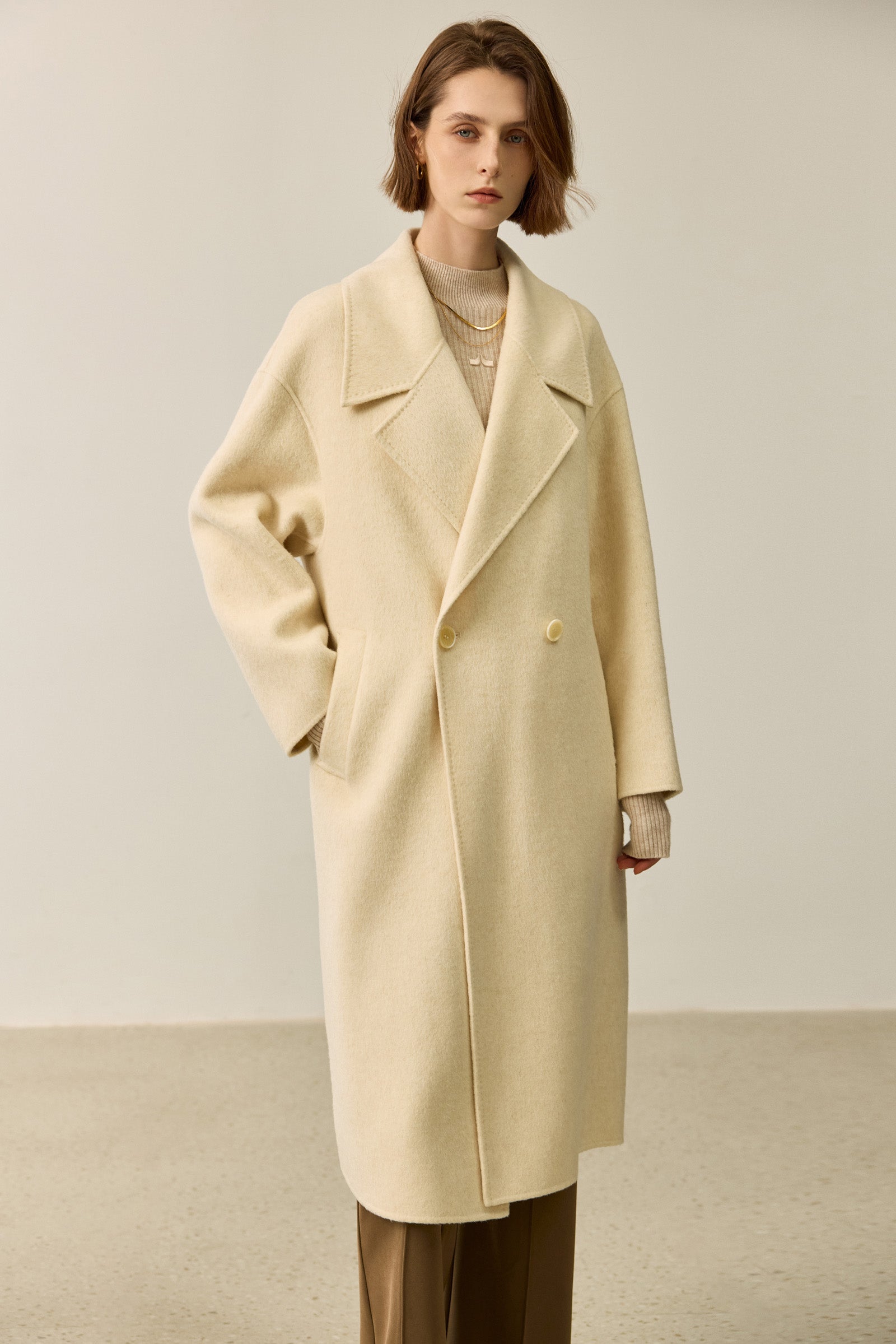 LILY Double-Faced Wool Coat – LILY Official Store