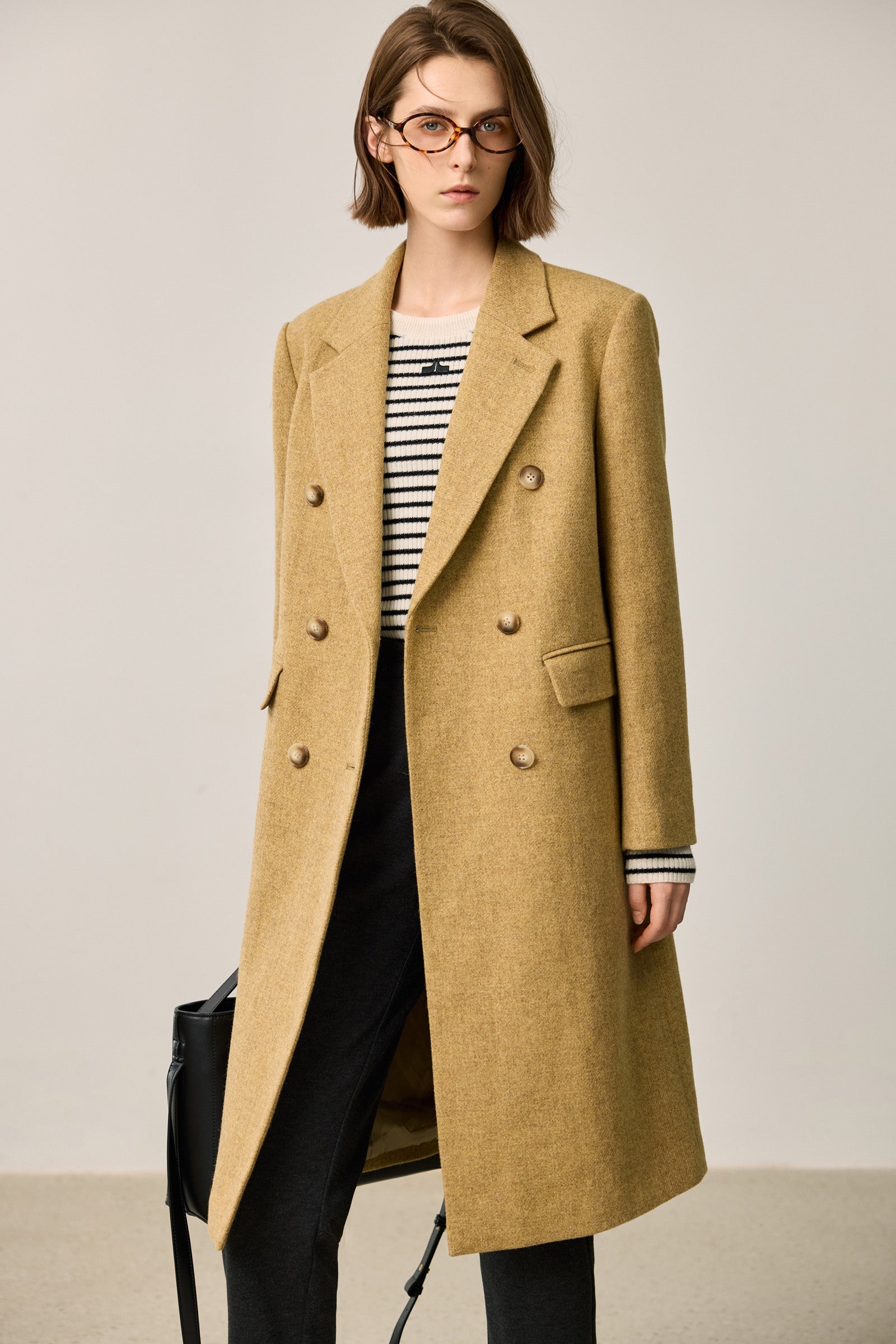 ジャケット・アウター WOOL DOUBLE COAT Christian AKS】Wool Double Coat（その他アウター）｜Whim Gazette