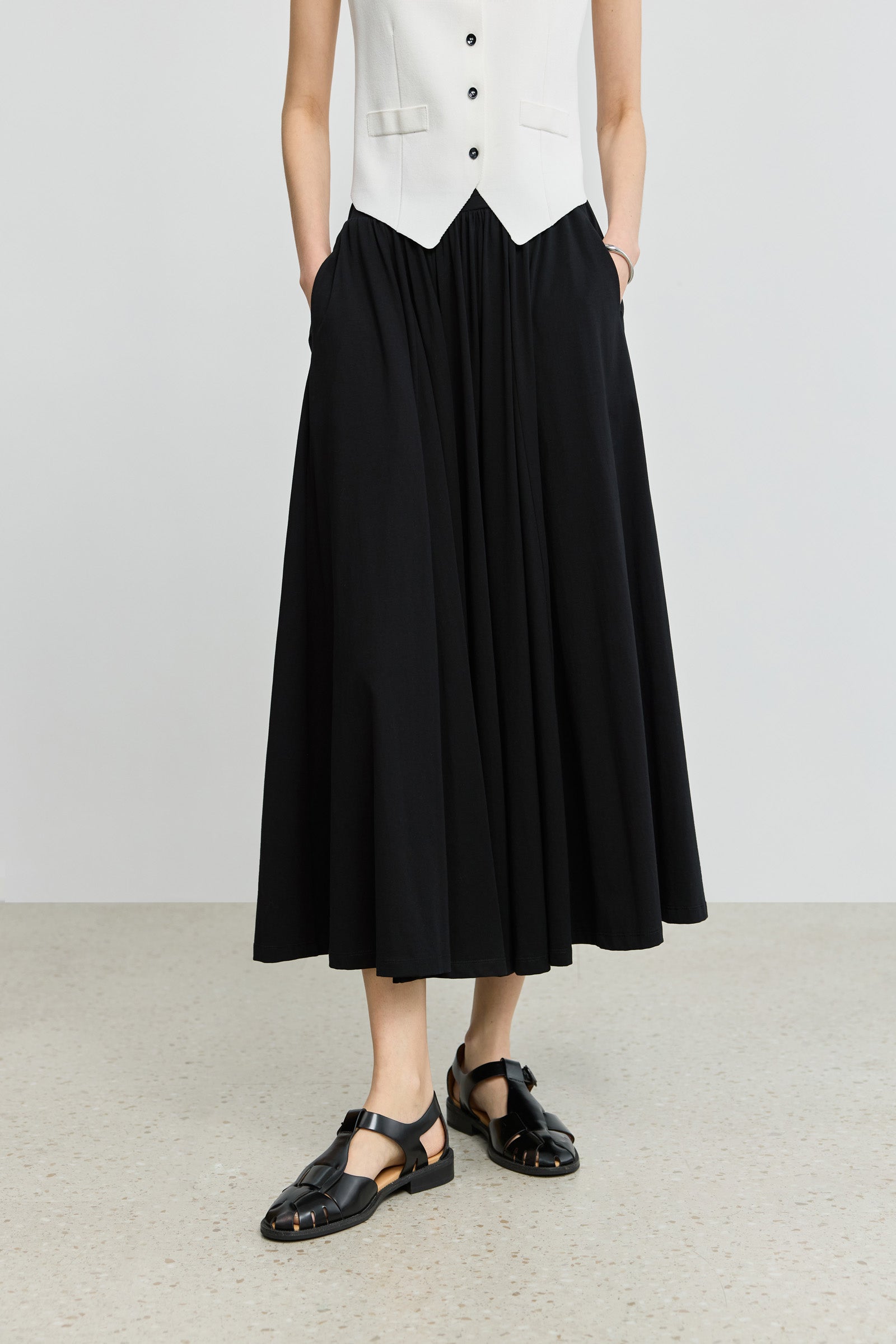 スカート ALYSI Woman Skirt Black 101023P1046 NE Alysi Skirts for Women | Online Sale up to 70% off | Lyst