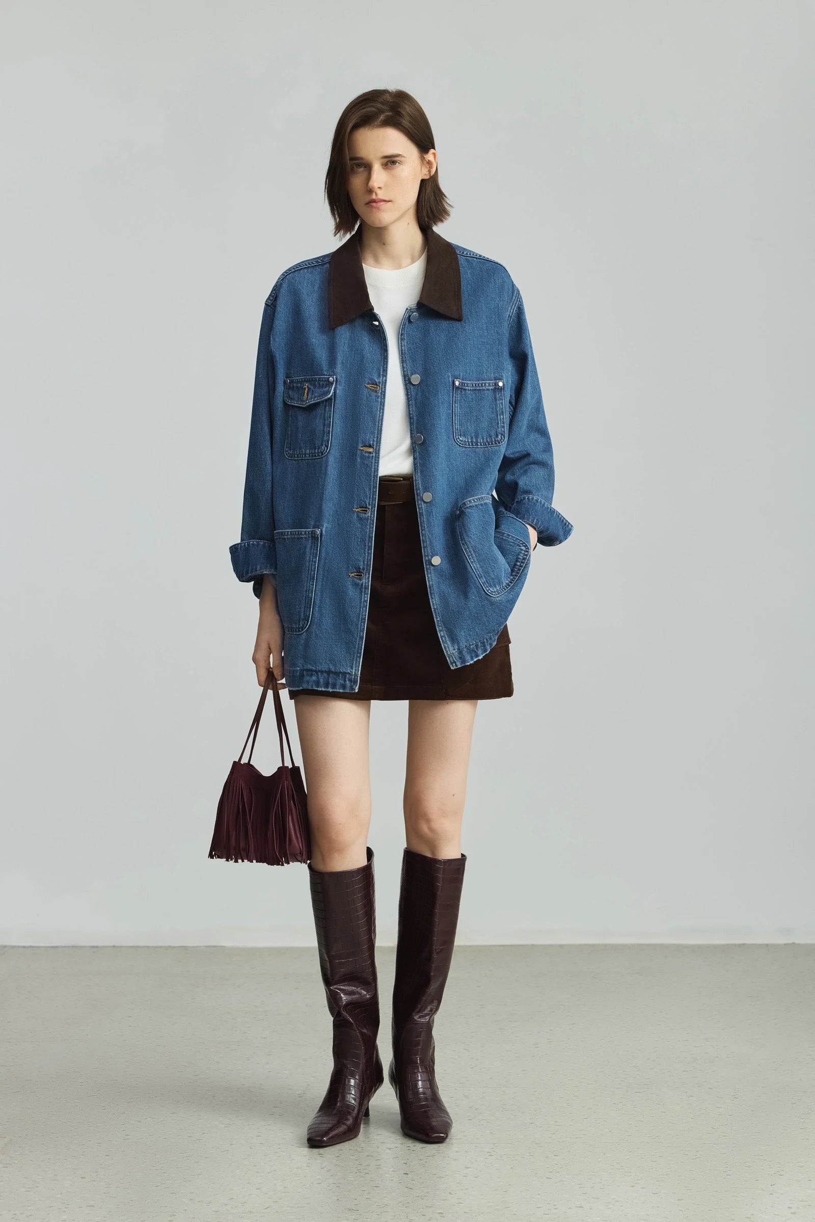 LILY Dark Denim Utility Jacket – LILY Official Store