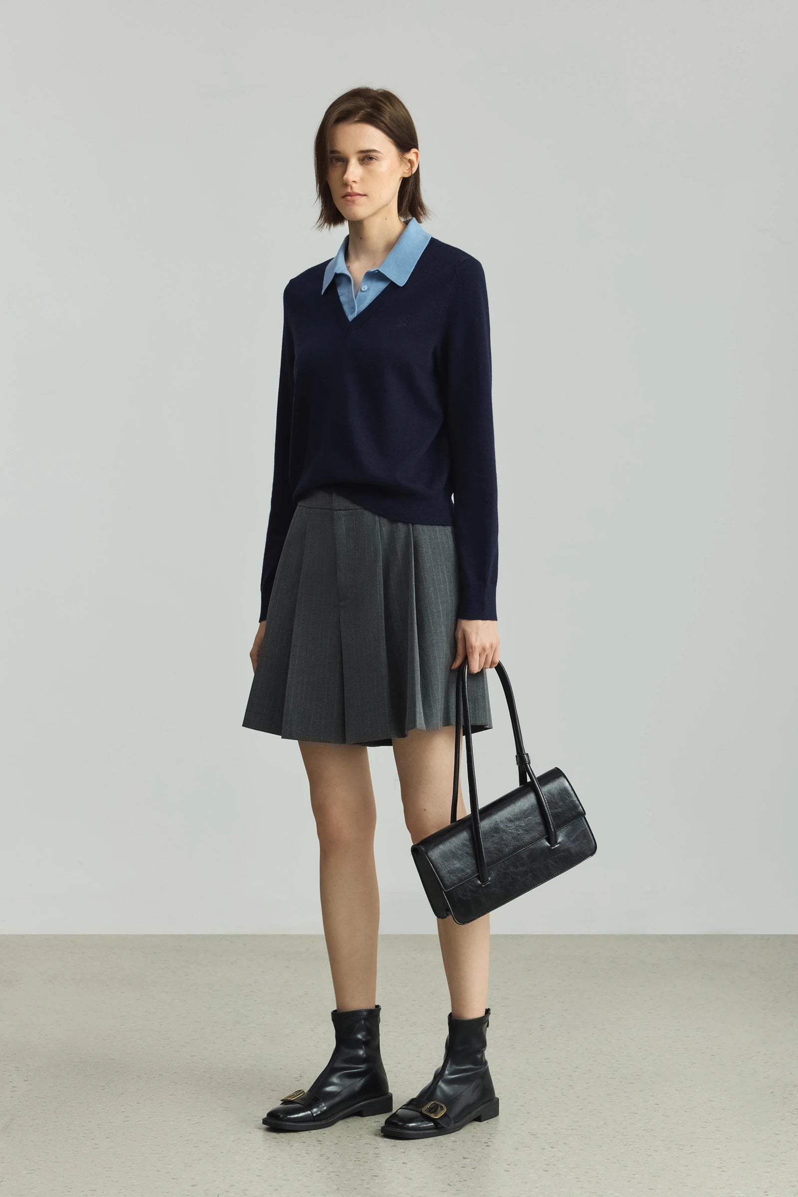 LILY Polo Collar Office Sweater – LILY Official Store