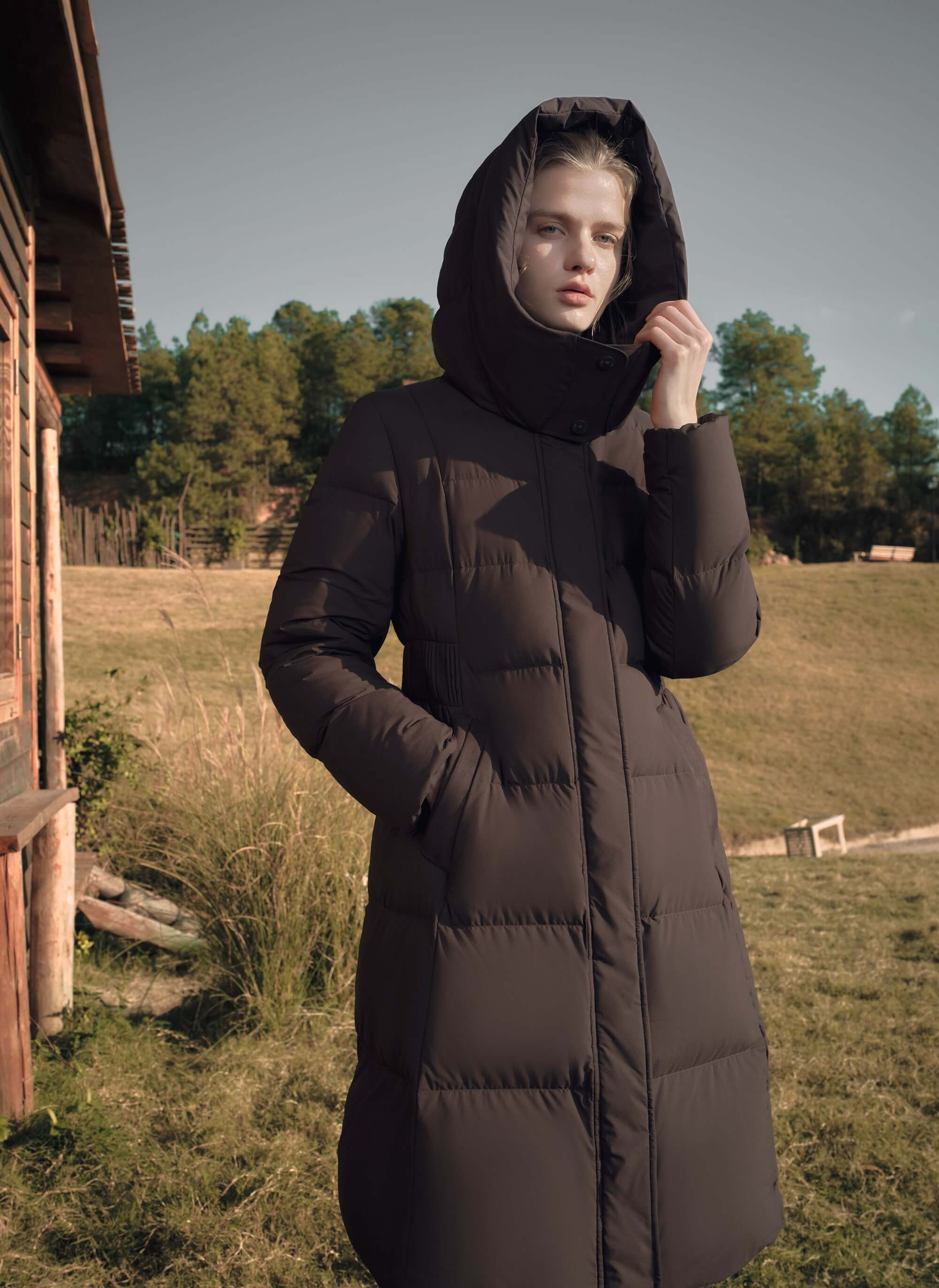 LILY Platinum Goose Down Belted Coat – LILY Official Store LILY Platinum Goose Down Belted Coat – LILY Official Store