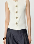 Sleeveless Knit Vest