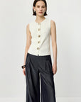 Sleeveless Knit Vest
