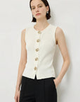 Sleeveless Knit Vest